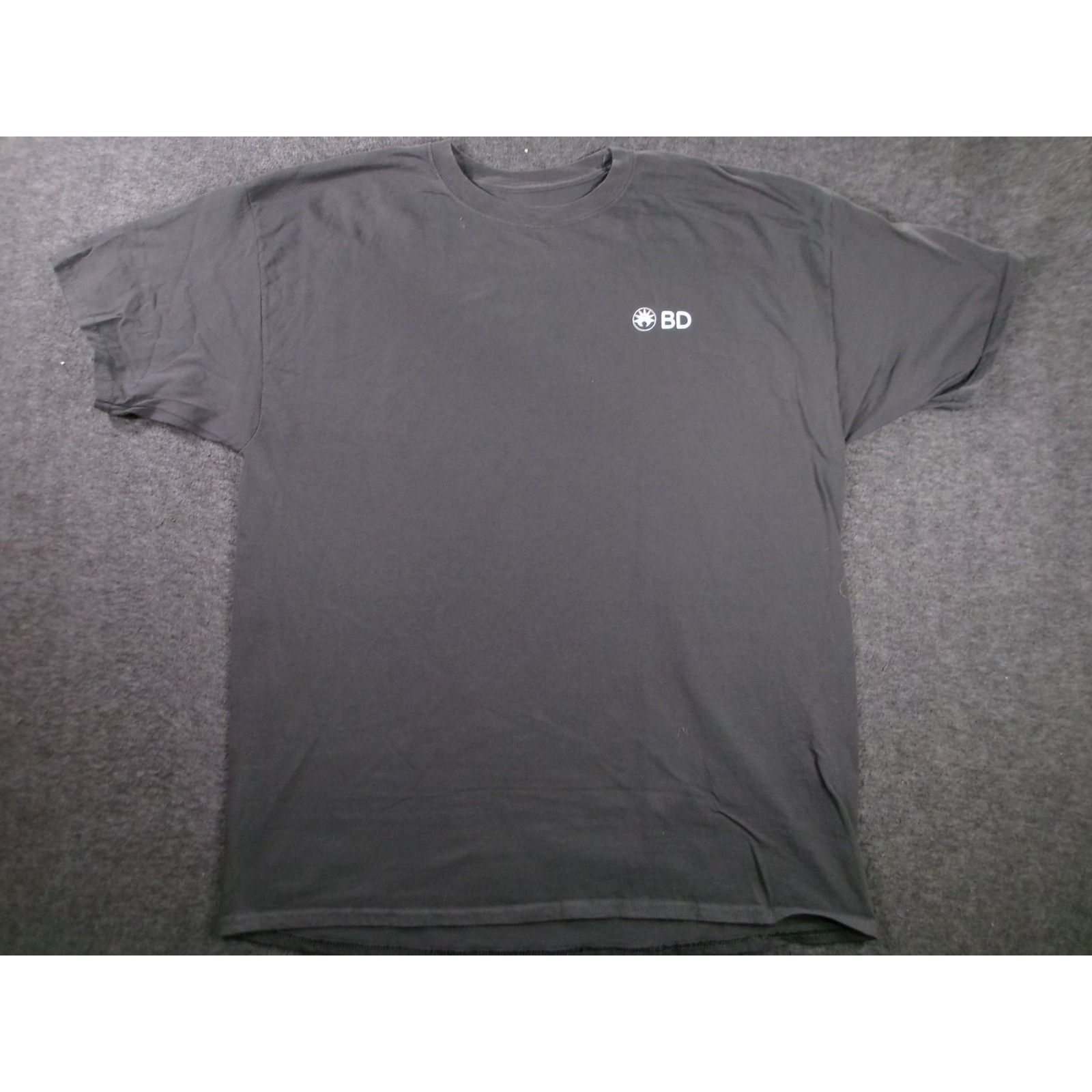 Becton Dickinson Shirt Mens 2xl Bd Volunteer Black Short Sleeve Logo Tee Event